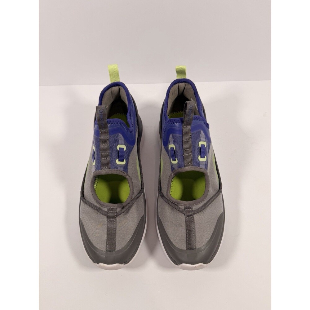 Vionic Giselle Womens 9.5 Gray Purple Slip On Shoes Missing Insoles